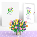 Tulips Birthday Pop-Up Card and Spring Tulips Sentiment Set for Mother