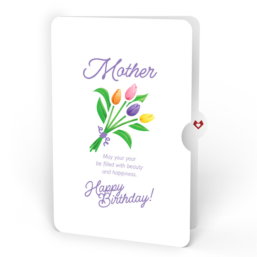 Tulips Birthday Pop-Up Card and Spring Tulips Sentiment Set for Mother