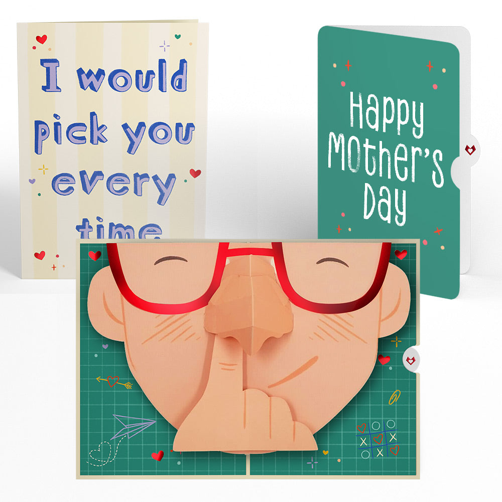 Pick You Every Time Mother’s Day Pop-Up Card and Sentiment Set
