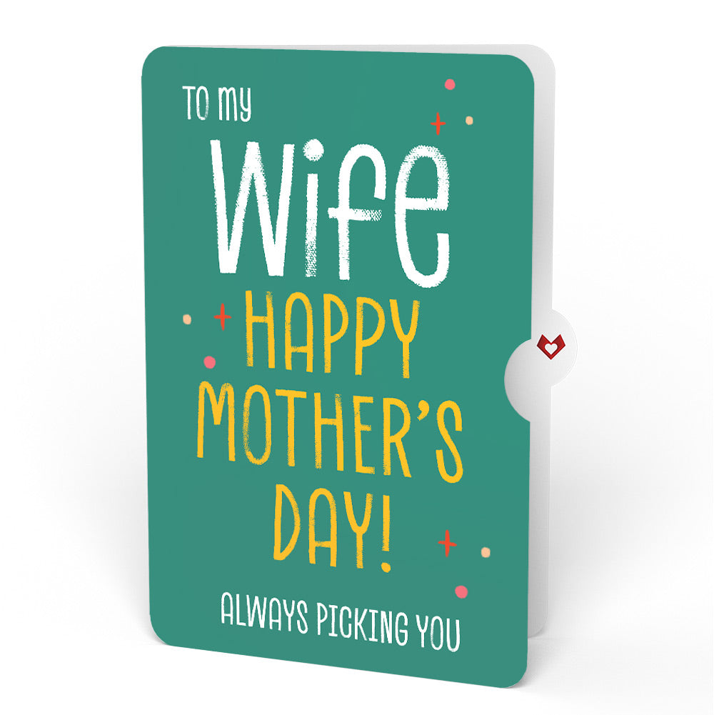 Pick You Every Time Mother’s Day Pop-Up Card and Sentiment Set for Wife
