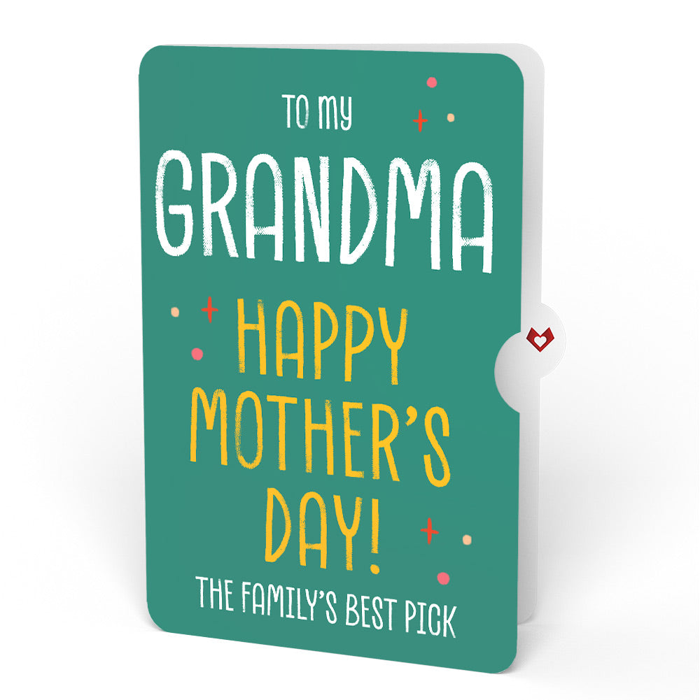Pick You Every Time Mother’s Day Pop-Up Card and Sentiment Set for Grandmother