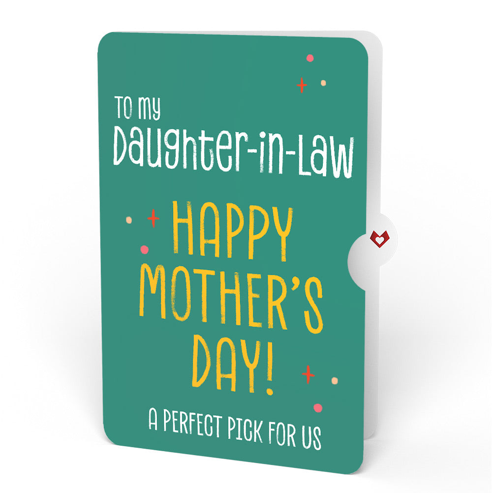 Pick You Every Time Mother’s Day Pop-Up Card and Sentiment Set for Daughter-in-law