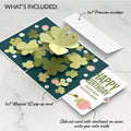 Shamrock Fields Birthday Pop-Up Card and Good Luck Bloom Sentiment Set