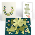 Shamrock Fields Appreciation Pop-Up Card and Sentiment Set for Teacher