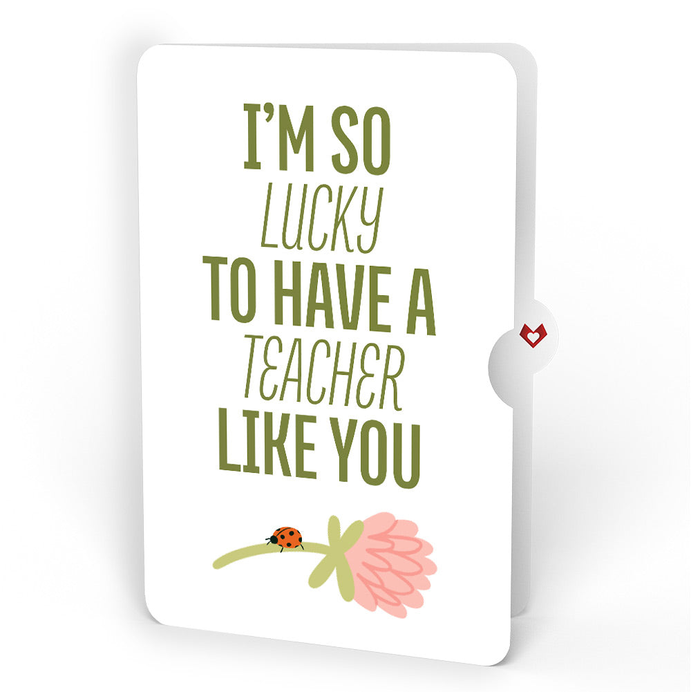 Shamrock Fields Appreciation Pop-Up Card and Sentiment Set for Teacher