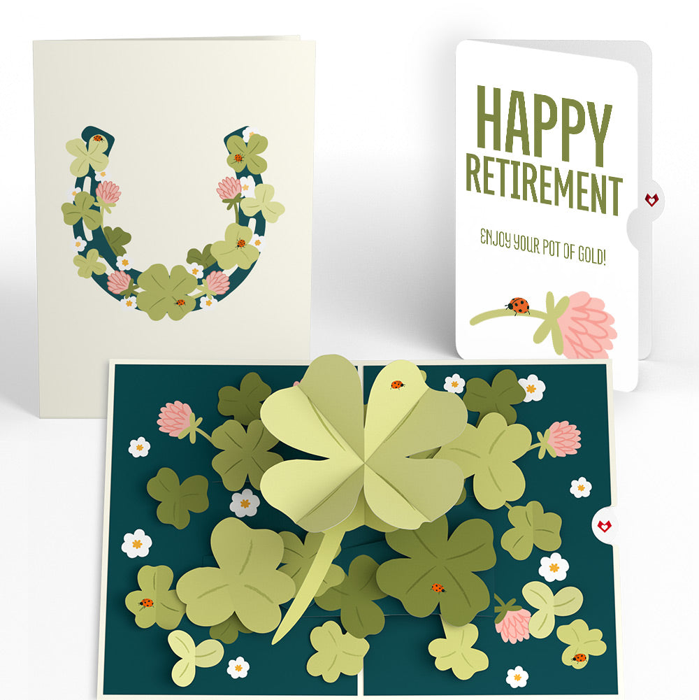 Shamrock Fields Retirement Pop-Up Card and Sentiment Set