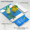 Mediterranean Lemons Pop-Up Card and Sentiment Set for Mom