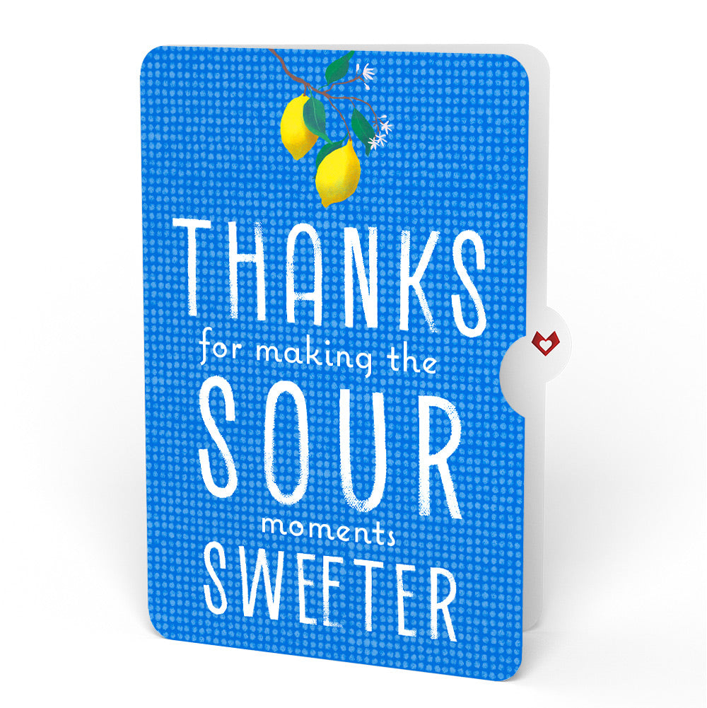 Mediterranean Lemons Thank You Pop-Up Card and Sentiment Set