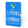 Mediterranean Lemons Congratulations Pop-Up Card and Sentiment Set