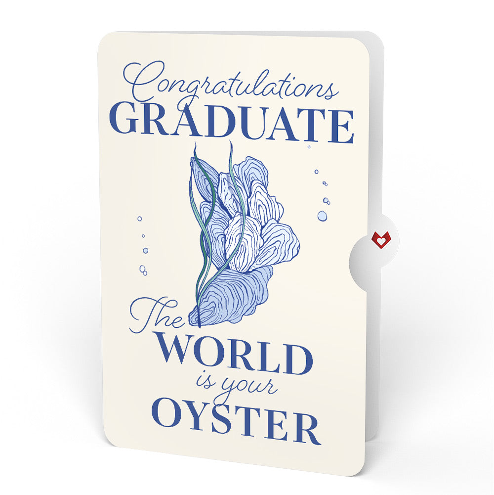 Coastal Oysters Graduation Pop-Up Card and Sentiment Set