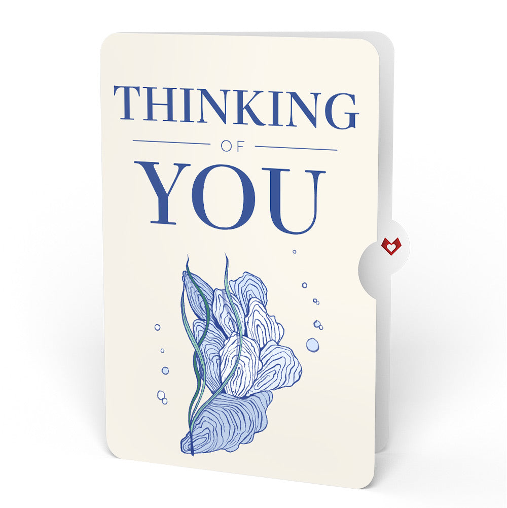 Coastal Oysters Thinking of You Pop-Up Card and Sentiment Set