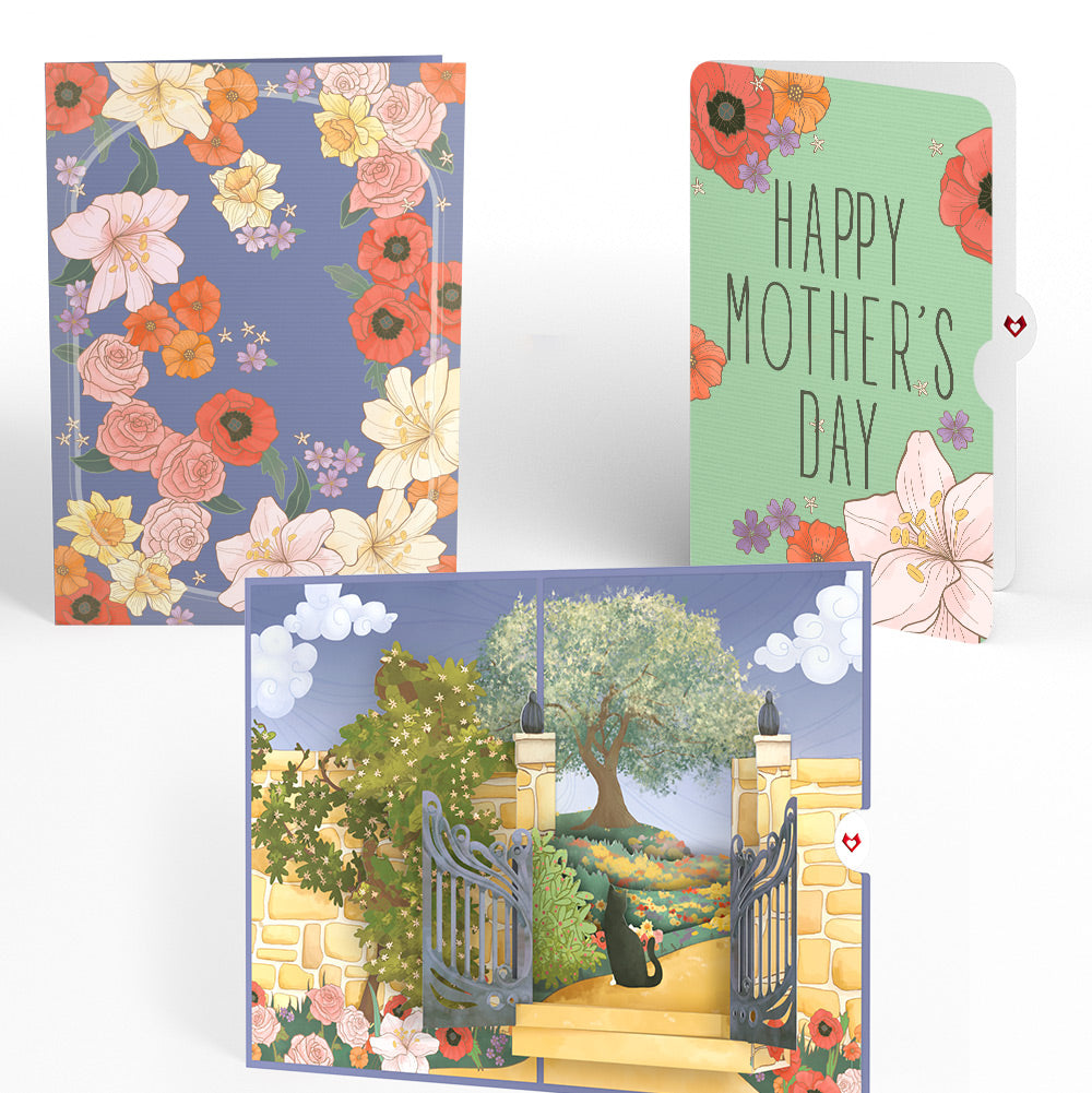 Through the Garden Gate Mother’s Day Pop-Up Card and Sentiment Set for Mom