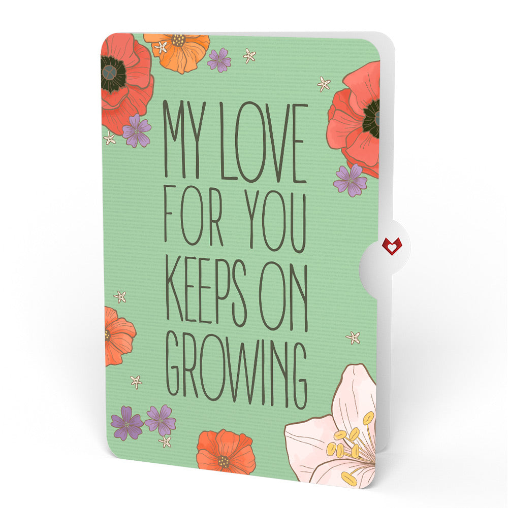 Through the Garden Gate Love Pop-Up Card and Sentiment Set