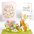 Happy Easter Bunny Amid the Blossoms Pop-Up Card and Spring Blossom Butterfly Sentiment Set