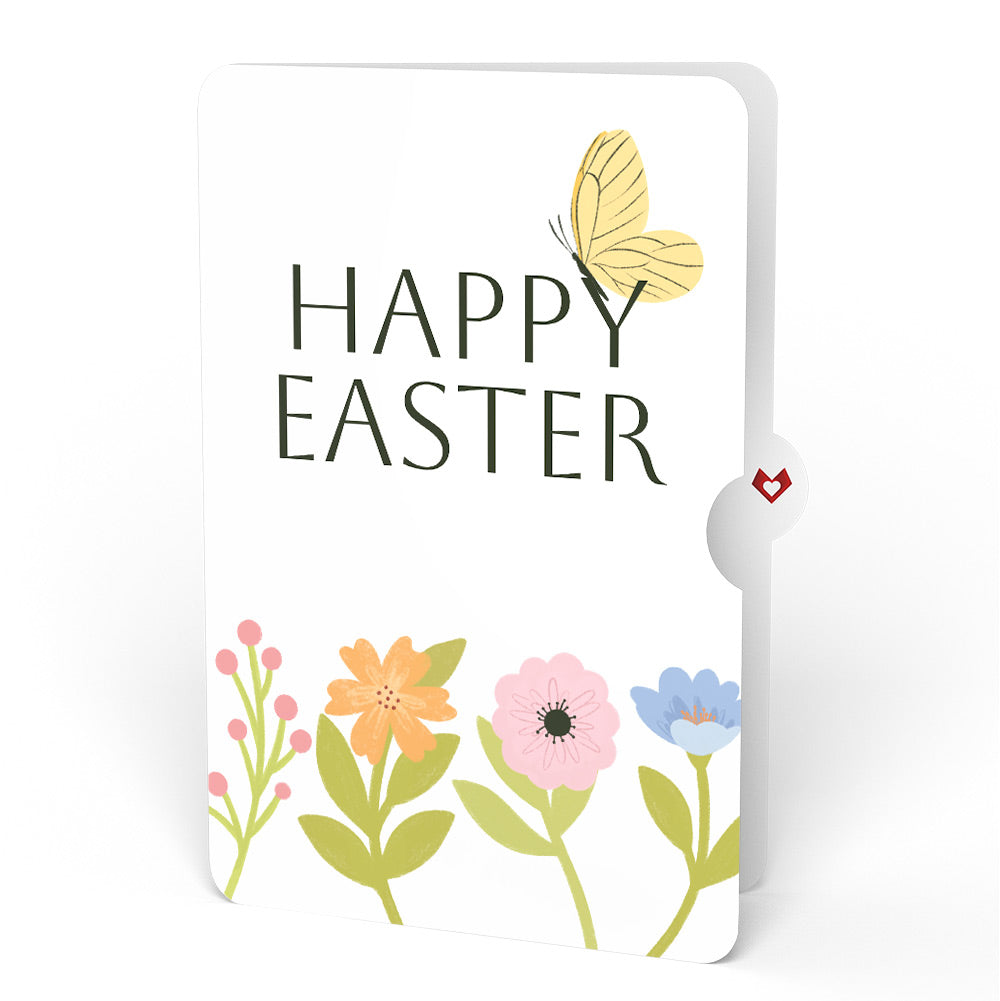 Happy Easter Bunny Amid the Blossoms Pop-Up Card and Spring Blossom Butterfly Sentiment Set