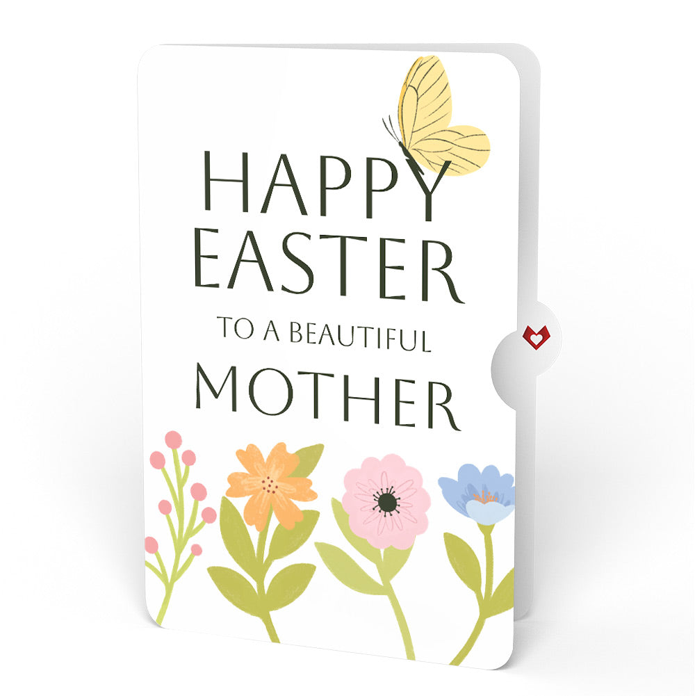 Happy Easter Bunny Amid the Blossoms Pop-Up Card and Sentiment Set for Mom