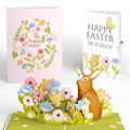 Happy Easter Bunny Amid the Blossoms Pop-Up Card and Spring Blossom Butterfly He Is Risen Sentiment Set