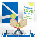 On the Court Tennis Father’s Day Pop-Up Card and Sentiment Set for Dad