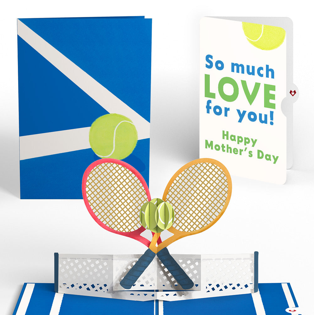 On the Court Tennis Mother’s Day Pop-Up Card and Sentiment Set for Mom