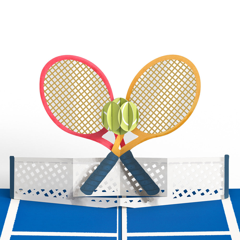 On the Court Tennis Birthday Pop-Up Card and Sentiment Set