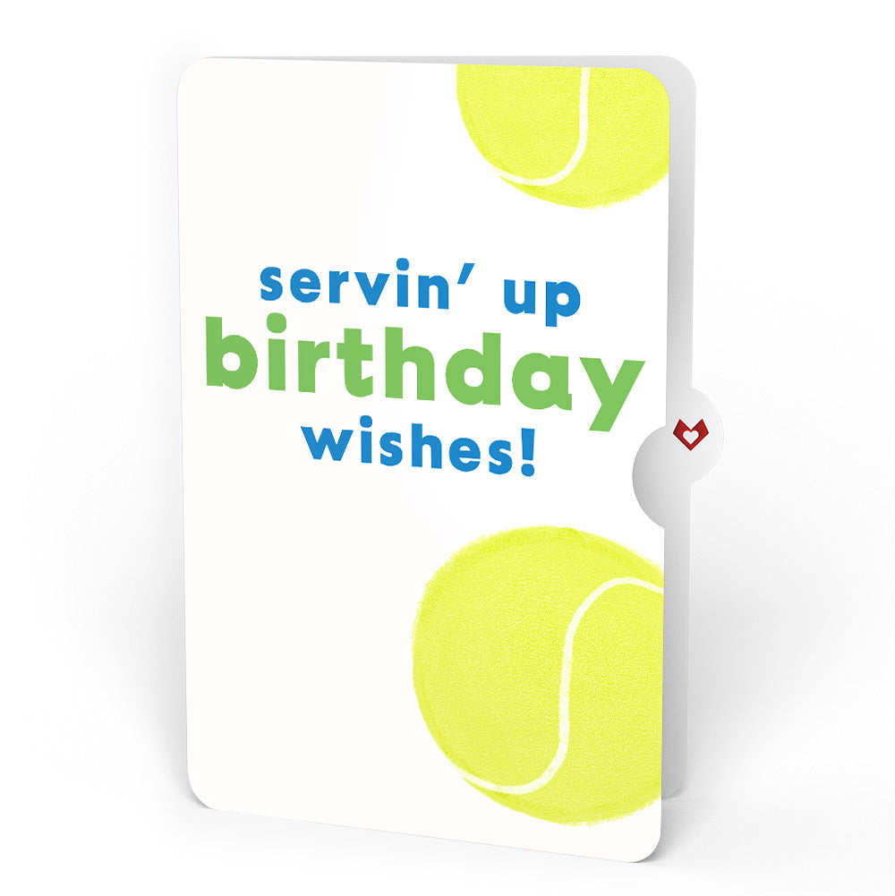 On the Court Tennis Birthday Pop-Up Card and Sentiment Set