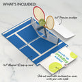 On the Court Tennis Birthday Pop-Up Card and Sentiment Set