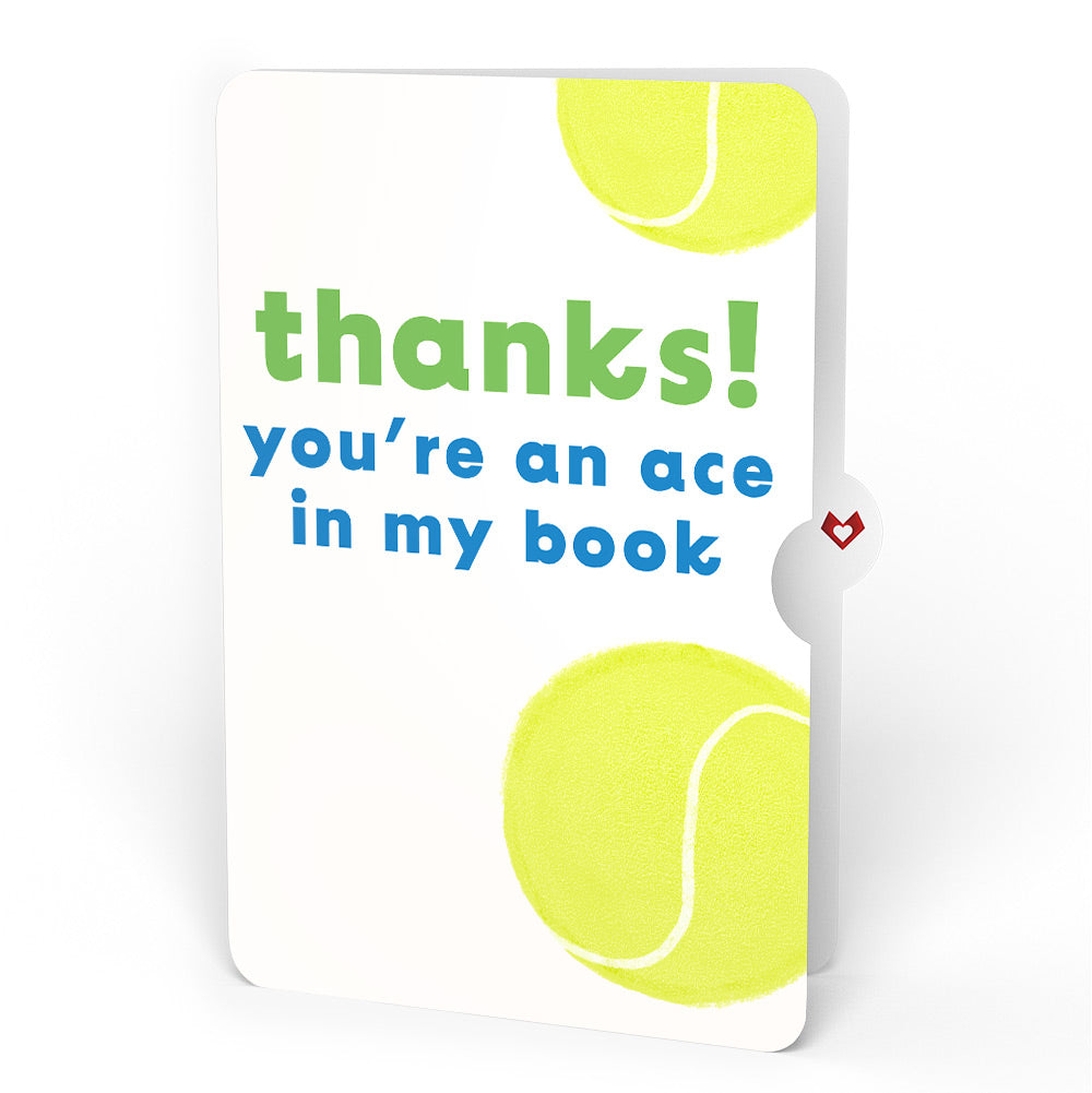 On the Court Tennis Thank You Pop-Up Card and Sentiment Set
