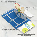 On the Court Tennis Thank You Pop-Up Card and Sentiment Set