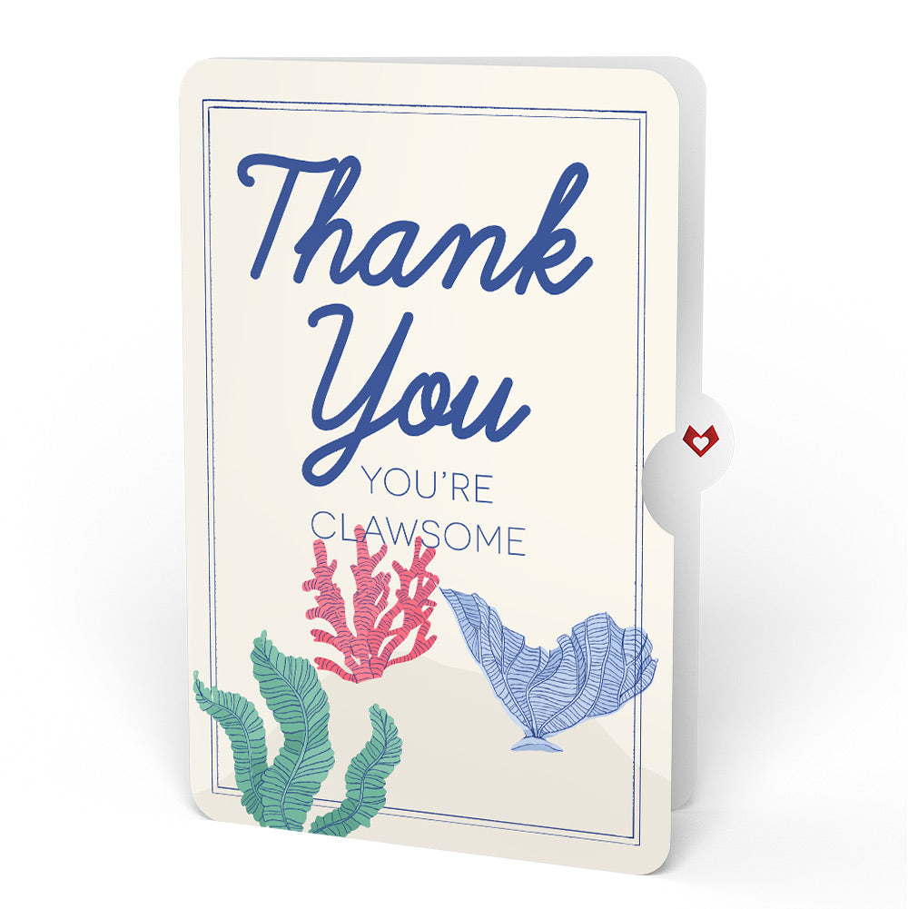 Vibrant Lobster Thank You Pop-Up Card and Sentiment Set