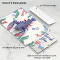 Vibrant Lobster Thank You Pop-Up Card and Sentiment Set