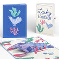 Vibrant Lobster Love Pop-Up Card and Sentiment Set
