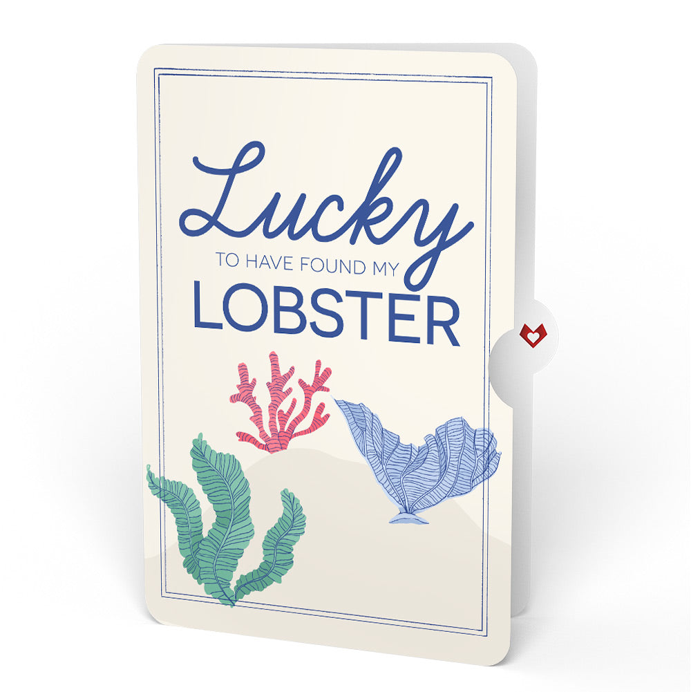 Vibrant Lobster Love Pop-Up Card and Sentiment Set