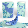 Whale Beneath the Waves Thank You Pop-Up Card and Sentiment Set