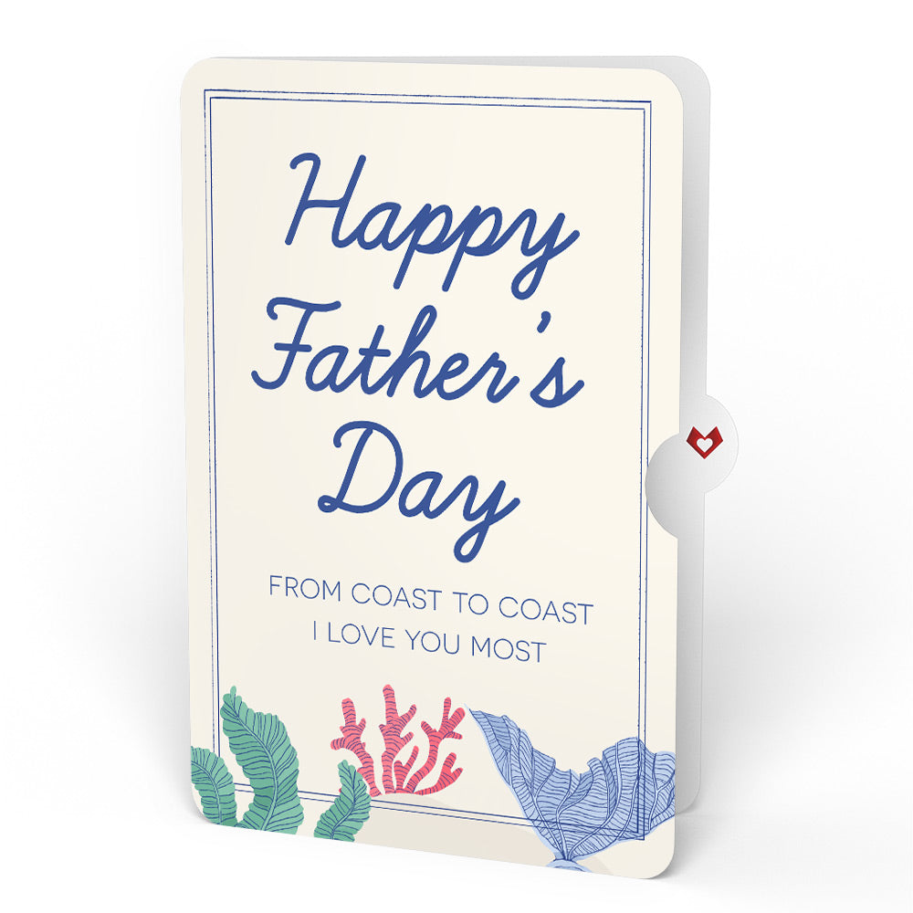 Coastal Treasure Father’s Day Glitter Bouquet and Sentiment Set for Dad