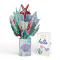 Coastal Treasure Thinking of You Glitter Bouquet and Sentiment Set