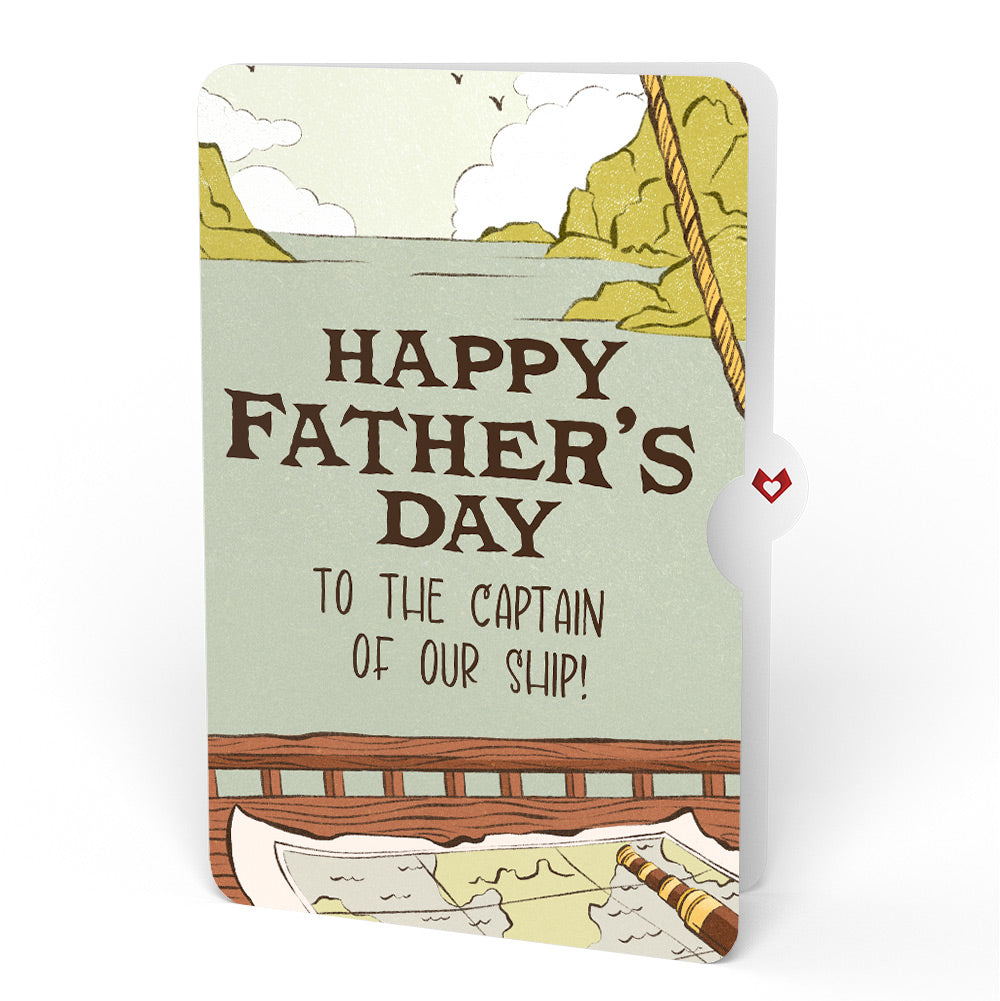 Pirate Ship Father’s Day Pop-Up Card and Sentiment Set for Dad