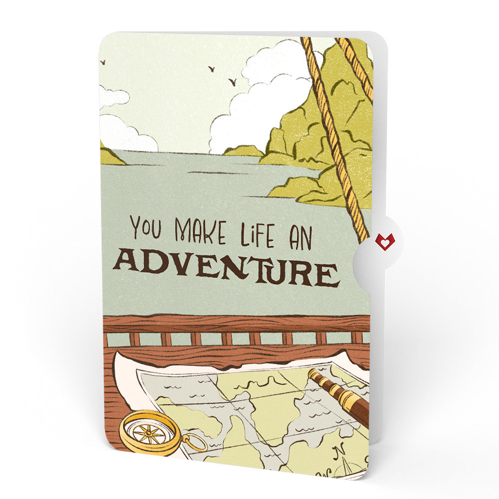 Pirate Ship Love Pop-Up Card and Sentiment Set