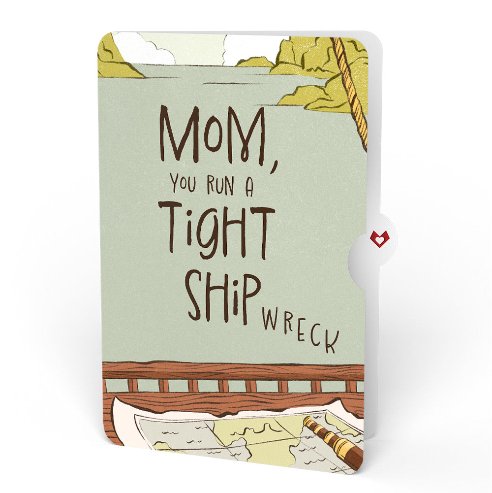 Pirate Ship Pop-Up Card and Sentiment Set for Mom