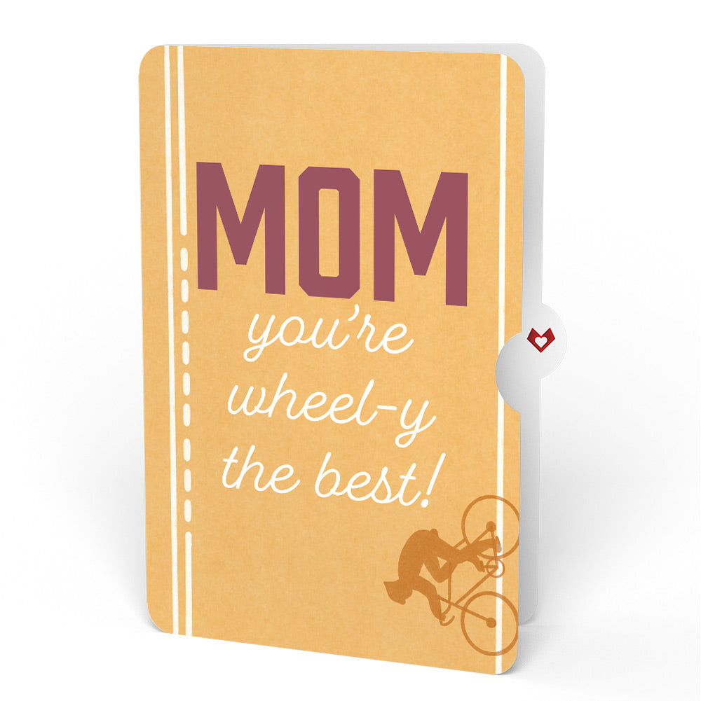 On the Ride Biking Pop-Up Card and Sentiment Set for Mom