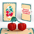 Fresh-Picked Cherries Birthday Pop-Up Card and Sentiment Set