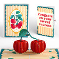 Fresh-Picked Cherries Congratulations Pop-Up Card and Sentiment Set