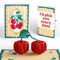 Fresh-Picked Cherries Love Pop-Up Card and Sentiment Set