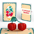 Fresh-Picked Cherries Thinking of You Pop-Up Card and Sentiment Set