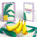 Tropical Bananas Thank You Pop-Up Card and Sentiment Set