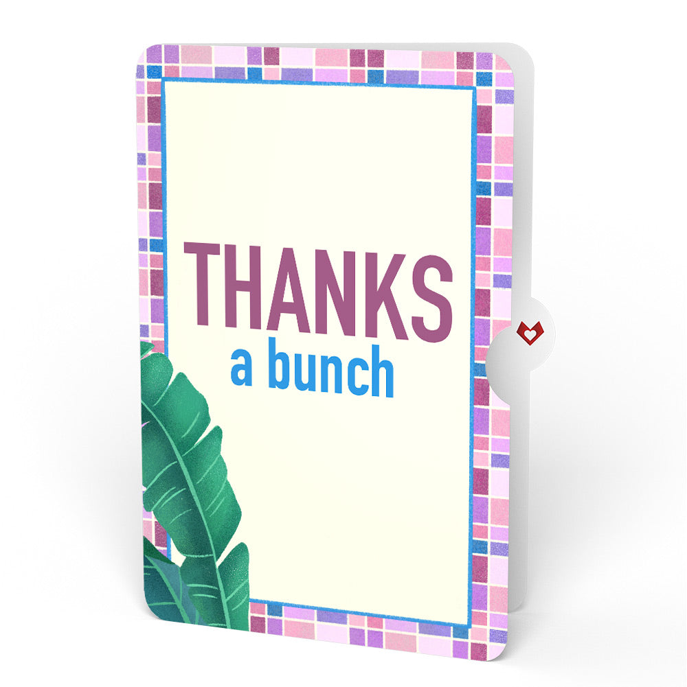 Tropical Bananas Thank You Pop-Up Card and Sentiment Set