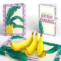 Tropical Bananas Birthday Pop-Up Card and Sentiment Set