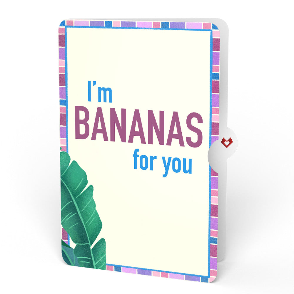 Tropical Bananas Love Pop-Up Card and Sentiment Set