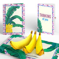 Tropical Bananas Thinking of You Pop-Up Card and Sentiment Set
