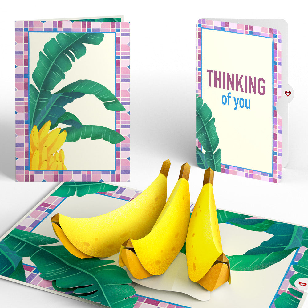Tropical Bananas Thinking of You Pop-Up Card and Sentiment Set