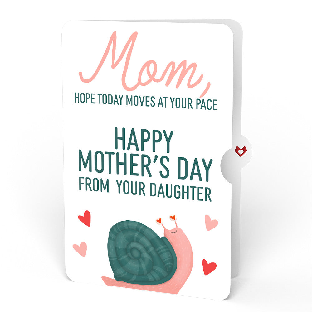 Love You Slow Much Snail Mother’s Day Pop-Up Card and Sentiment Set for Mom